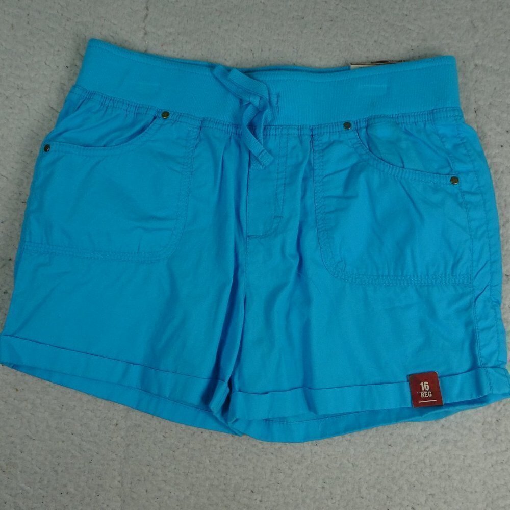 Arizona Jeans Shortie Blue Shorts Size 16